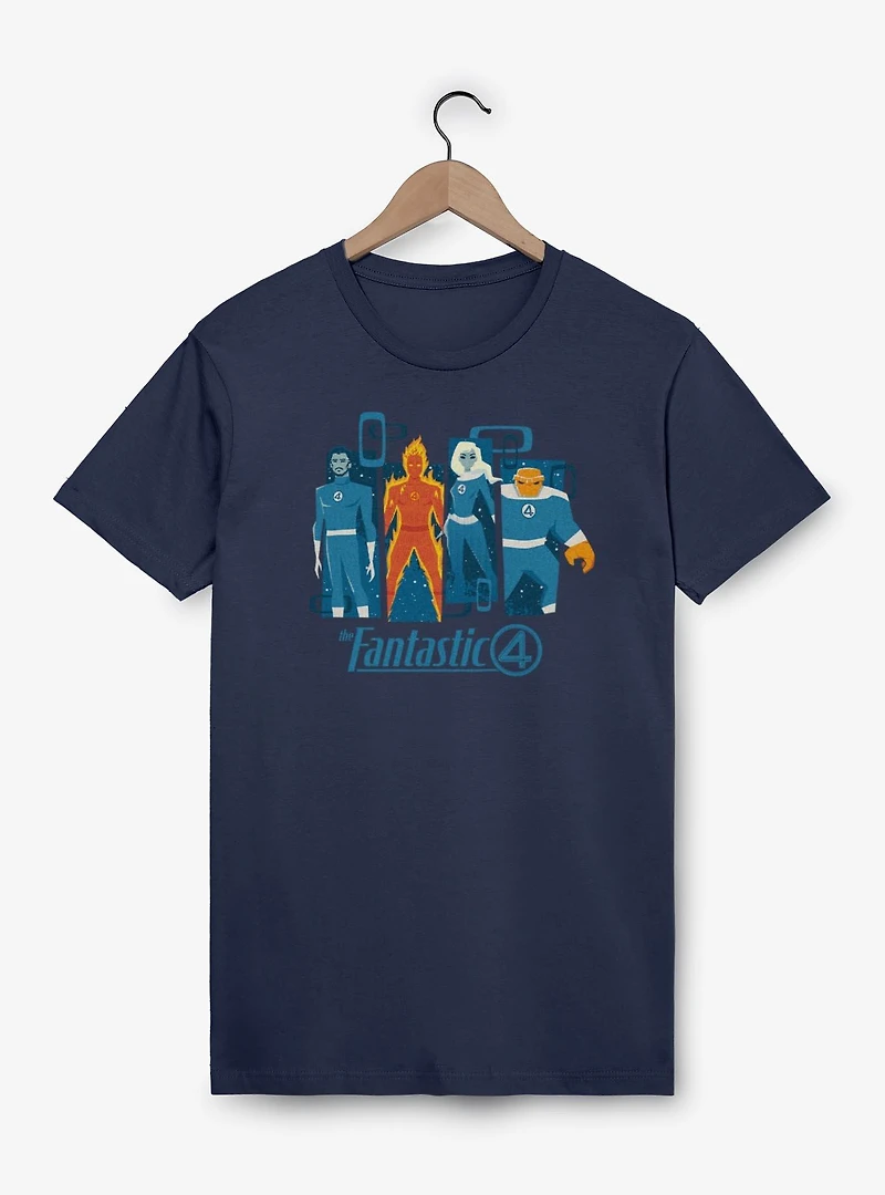 Marvel The Fantastic Four: First Steps Simple Panels T-Shirt