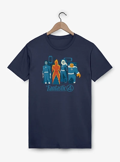 Marvel The Fantastic Four: First Steps Simple Panels T-Shirt