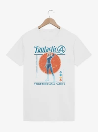Marvel The Fantastic Four: First Steps Together As A Family Susan Storm Invisible Woman T-Shirt