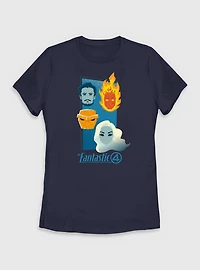 Marvel The Fantastic Four: First Steps Heads Womens T-Shirt