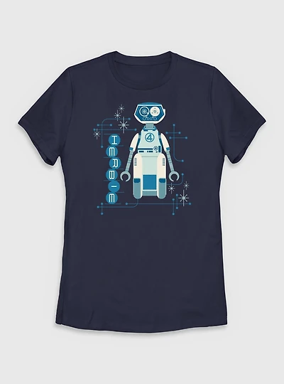 Marvel The Fantastic Four: First Steps H.E.R.B.I.E. Robot Womens T-Shirt