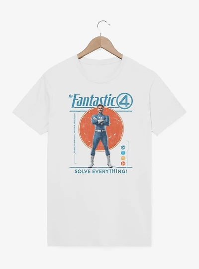 Marvel The Fantastic Four: First Steps Solve Everything Reed Richards Mister T-Shirt
