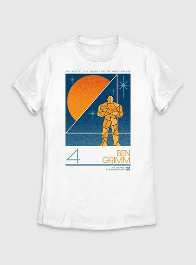 Marvel The Fantastic Four: First Steps Future Foundation Ben Grimm Womens T-Shirt