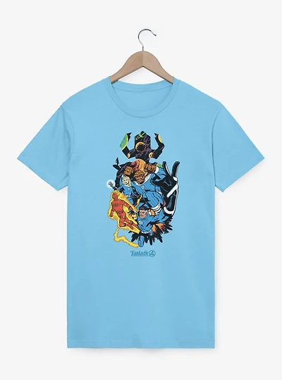 Marvel The Fantastic Four: First Steps Galactus Vs. Four T-Shirt