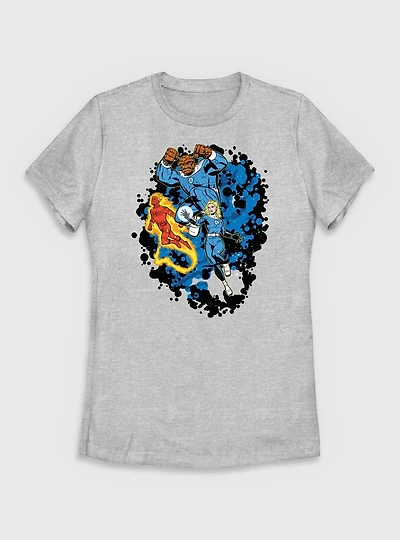 Marvel The Fantastic Four: First Steps Worm Hole Womens T-Shirt