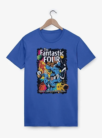 Marvel The Fantastic Four: First Steps Scientists, Explorers, Protectors, Heroes Comic T-Shirt