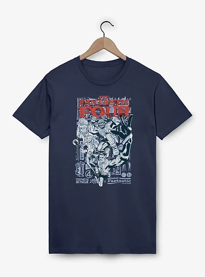 Marvel The Fantastic Four: First Steps Together As A Family T-Shirt