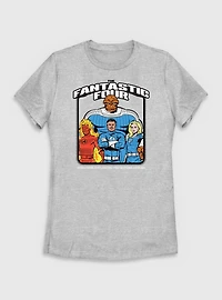 Marvel The Fantastic Four: First Steps Four Classic Protectors Womens T-Shirt