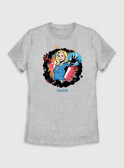 Marvel The Fantastic Four: First Steps Sue Storm Invisible Woman Power Womens T-Shirt