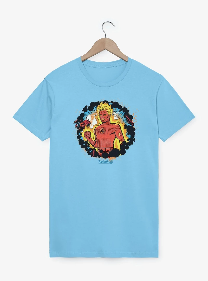 Marvel The Fantastic Four: First Steps Johnny Storm Human Torch Power T-Shirt