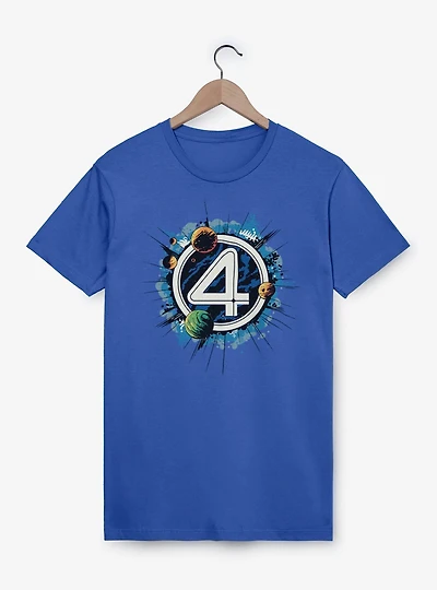 Marvel The Fantastic Four: First Steps Planets Logo T-Shirt