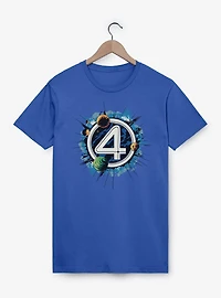 Marvel The Fantastic Four: First Steps Planets Logo T-Shirt