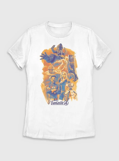 Marvel The Fantastic Four: First Steps Poster Womens T-Shirt