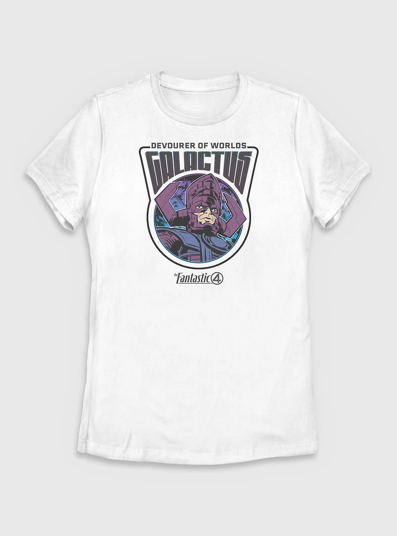 Marvel The Fantastic Four: First Steps Galactus Devourer Of Worlds Womens T-Shirt
