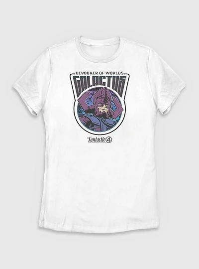 Marvel The Fantastic Four: First Steps Galactus Devourer Of Worlds Womens T-Shirt