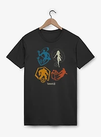 Marvel The Fantastic Four: First Steps Team Icons T-Shirt