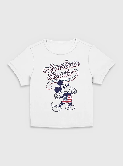 Disney Mickey Mouse American Classic Women Baby T-Shirt