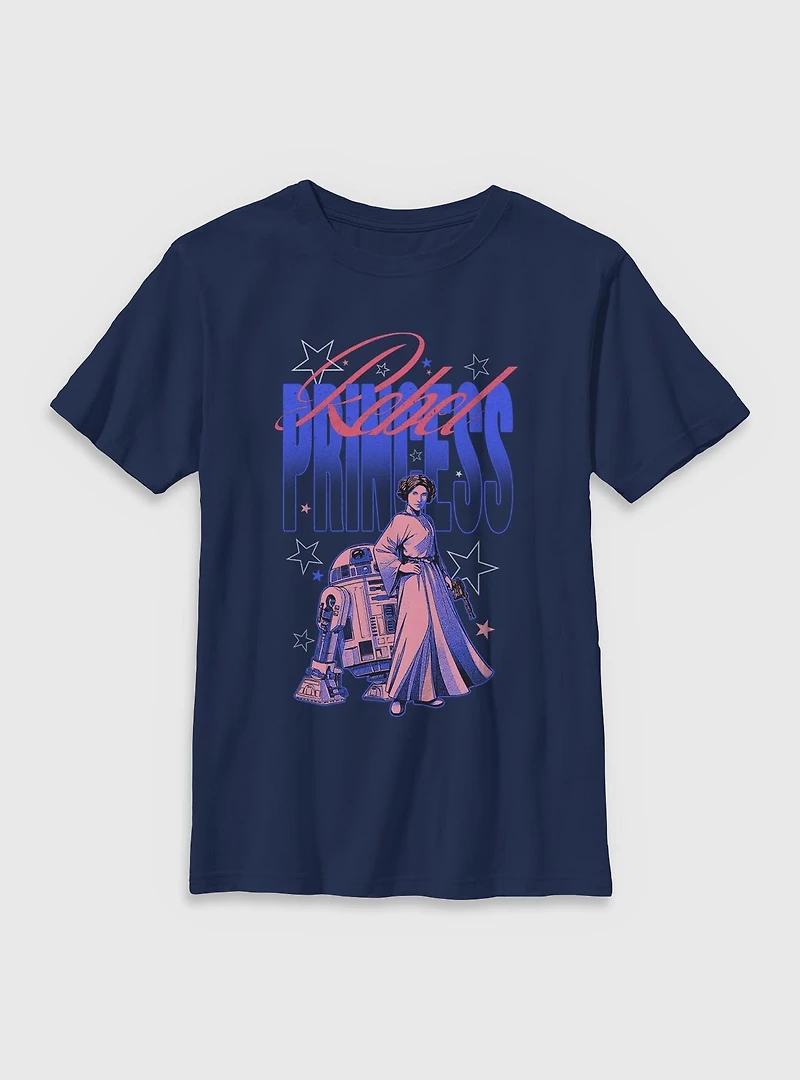 Star Wars Rebel Princess Stars Youth T-Shirt