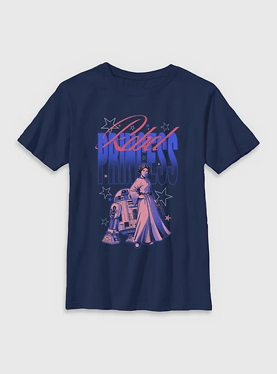 Star Wars Rebel Princess Stars Youth T-Shirt