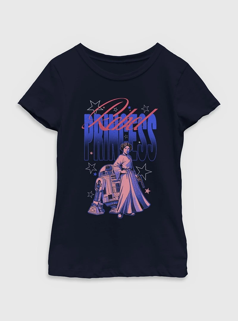 Star Wars Rebel Princess Stars Youth Girls T-Shirt