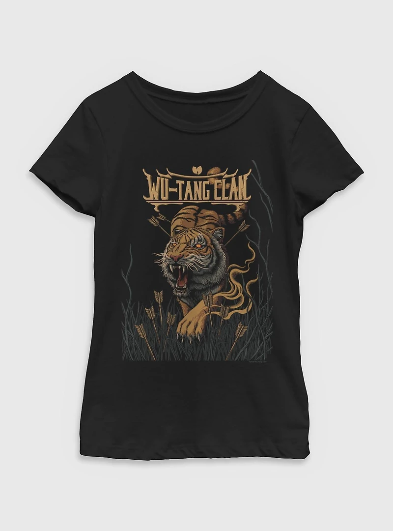 Wu-Tang Clan Tiger And Arrows Youth Girls T-Shirt