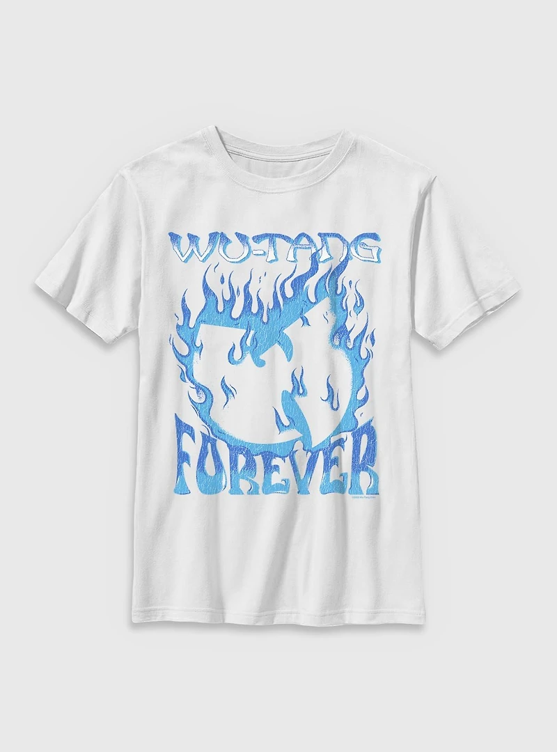Wu-Tang Clan Forever Blue Fire Youth T-Shirt