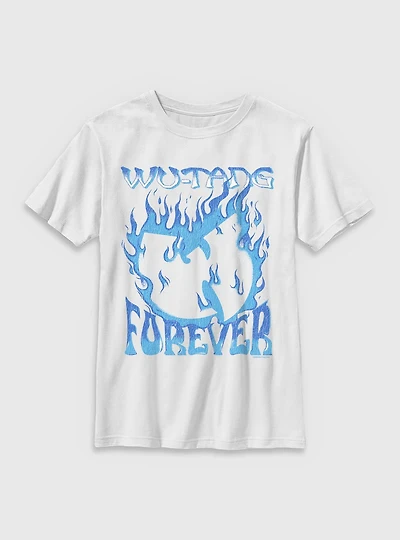 Wu-Tang Clan Forever Blue Fire Youth T-Shirt