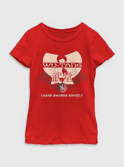 Wu-Tang Clan Liquid Swords Society Youth Girls T-Shirt