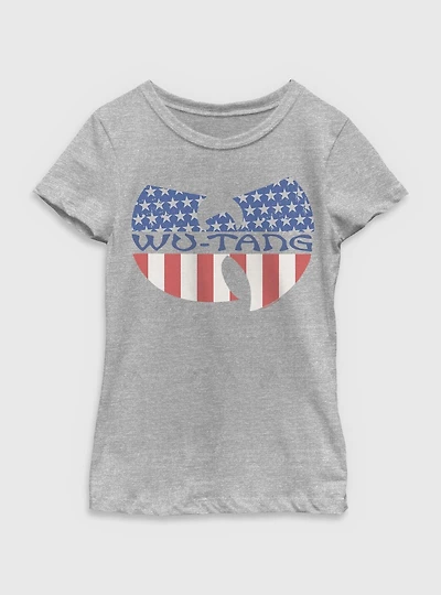 Wu-Tang Clan Flag Youth Girls T-Shirt