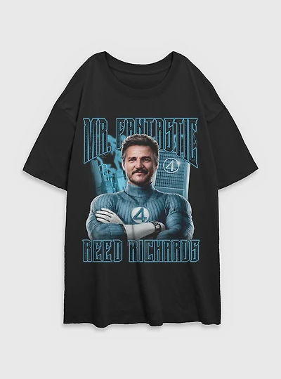 Marvel The Fantastic Four: First Steps Mr. Reed Richards Womens Oversized T-Shirt BoxLunch Exclusive