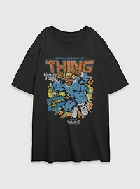 Marvel The Fantastic Four: First Steps Comic Cover Ben Grimm Thing Womens Oversized T-Shirt BoxLunch Exclusive