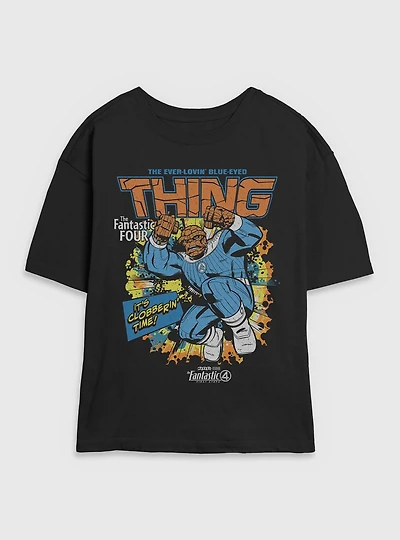 Marvel The Fantastic Four: First Steps Comic Cover Ben Grimm Thing Womens Skimmer T-Shirt BoxLunch Exclusive