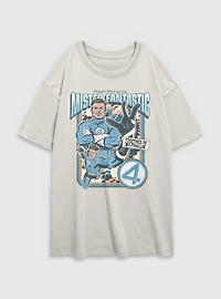 Marvel The Fantastic Four: First Steps Mr.  Together As A Family Womens Oversized T-Shirt BoxLunch Exclusive