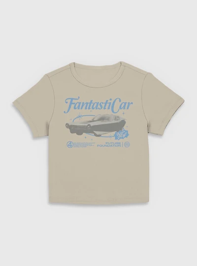 Marvel The Fantastic Four: First Steps Retro Fantasticar Womens Baby T-Shirt BoxLunch Exclusive