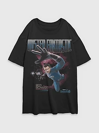 Marvel The Fantastic Four: First Steps Stretch Mr. Reed Richards Womens Oversized T-Shirt BoxLunch Exclusive