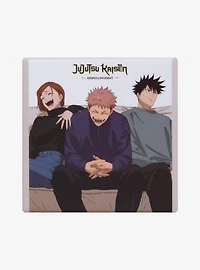 Jujutsu Kaisen Casual Characters Square Button Pin - BoxLunch Exclusive