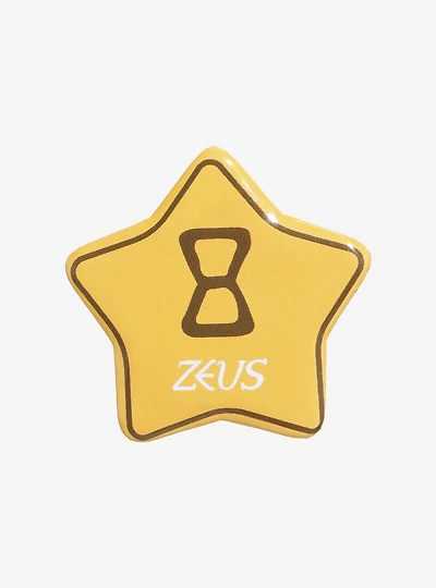 Percy Jackson Zeus Star-Shaped Button Pin