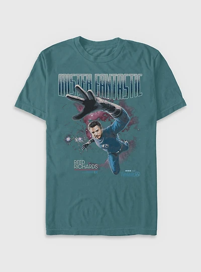 Marvel The Fantastic Four: First Steps Stretch Mr. Reed Richards Garment Dye T-Shirt BoxLunch Exclusive