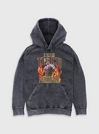Marvel The Fantastic Four: First Steps Johnny Storm Human Torch Flame On Mineral Wash Hoodie BoxLunch Exclusive