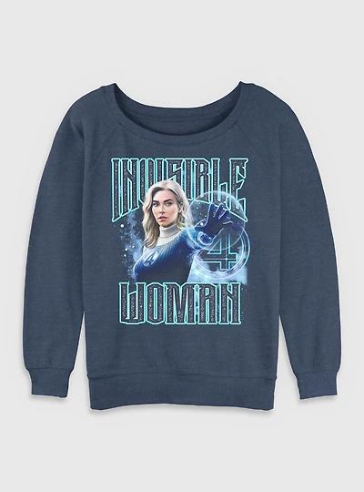 Marvel The Fantastic Four: First Steps Sue Storm Invisible Woman Womens Slouchy Sweatshirt BoxLunch Exclusive