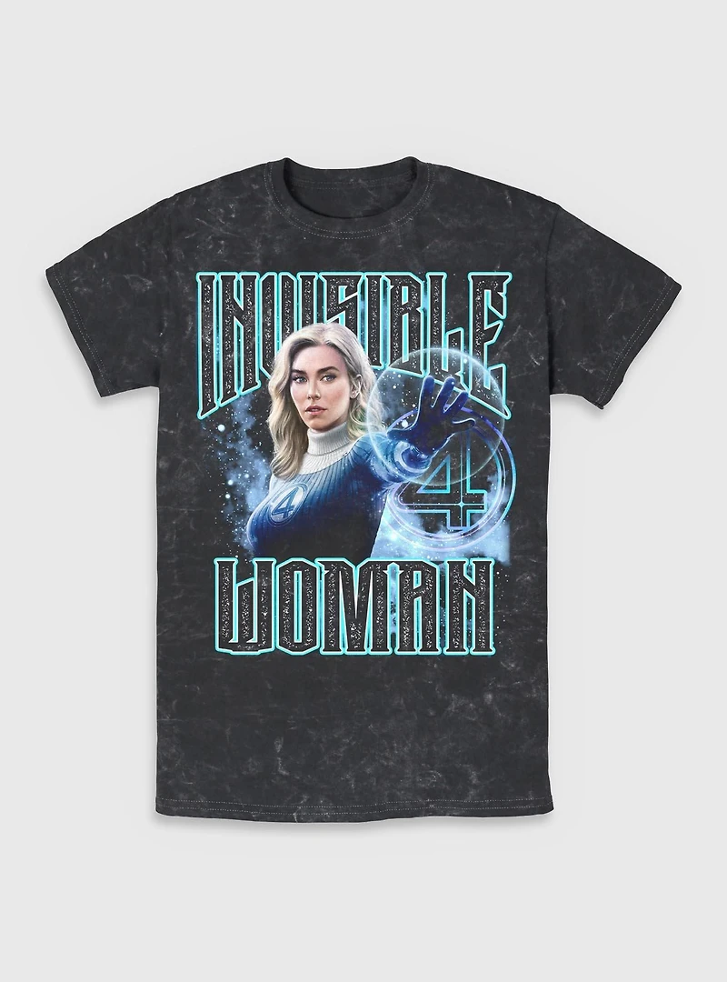 Marvel The Fantastic Four: First Steps Sue Storm Invisible Woman Mineral Wash T-Shirt BoxLunch Exclusive