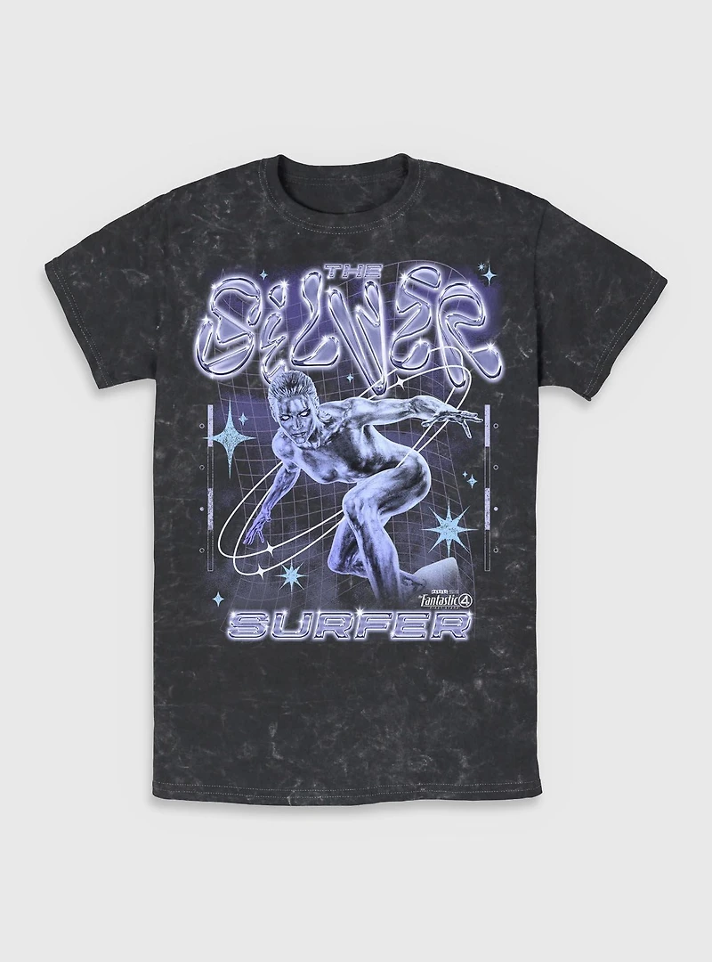 Marvel The Fantastic Four: First Steps Silver Surfer Mineral Wash T-Shirt BoxLunch Exclusive