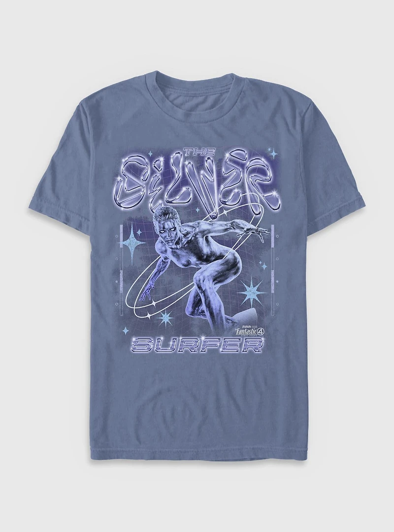 Marvel The Fantastic Four: First Steps Silver Surfer Garment Dye T-Shirt BoxLunch Exclusive