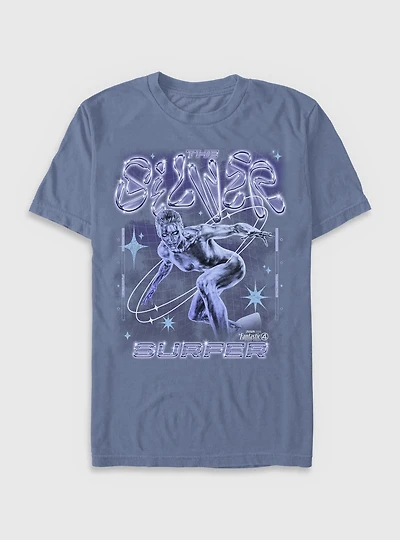 Marvel The Fantastic Four: First Steps Silver Surfer Garment Dye T-Shirt BoxLunch Exclusive