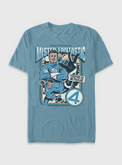Marvel The Fantastic Four: First Steps Mr. Together As A Family Garment Dye T-Shirt BoxLunch Exclusive