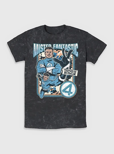 Marvel The Fantastic Four: First Steps Mr.  Together As A Family Mineral Wash T-Shirt BoxLunch Exclusive