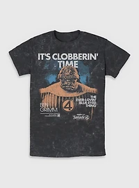 Marvel The Fantastic Four: First Steps Grunge Thing It's Clobberin' Time Mineral Wash T-Shirt BoxLunch Exclusive