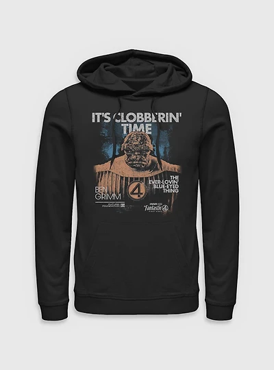 Marvel The Fantastic Four: First Steps Grunge Thing It's Clobberin' Time Hoodie BoxLunch Exclusive