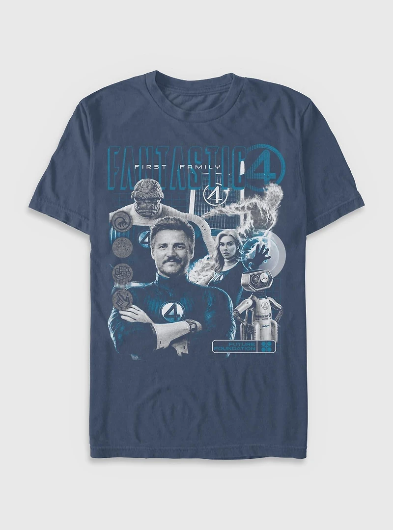 Marvel The Fantastic Four: First Steps Future Foundation Family Garment Dye T-Shirt BoxLunch Exclusive
