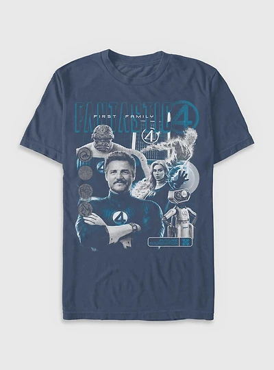 Marvel The Fantastic Four: First Steps Future Foundation Family Garment Dye T-Shirt BoxLunch Exclusive